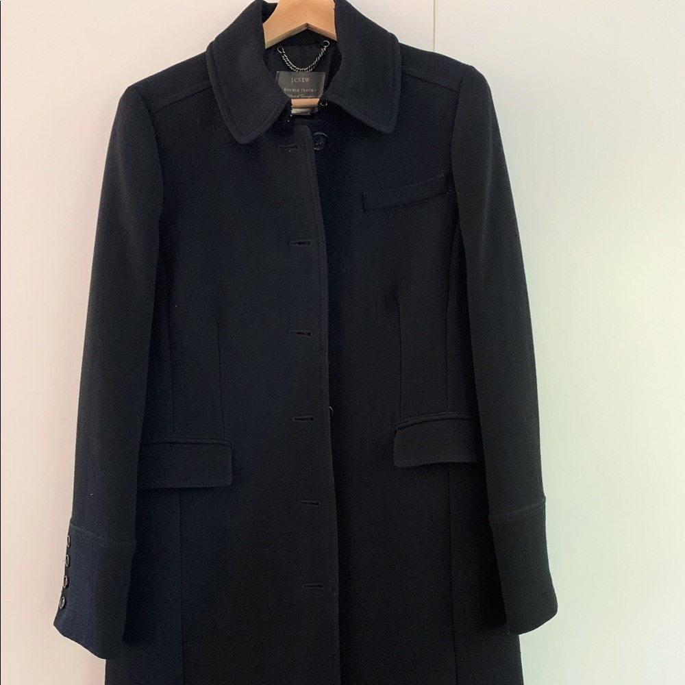 J.Crew Black Classic Day Coat